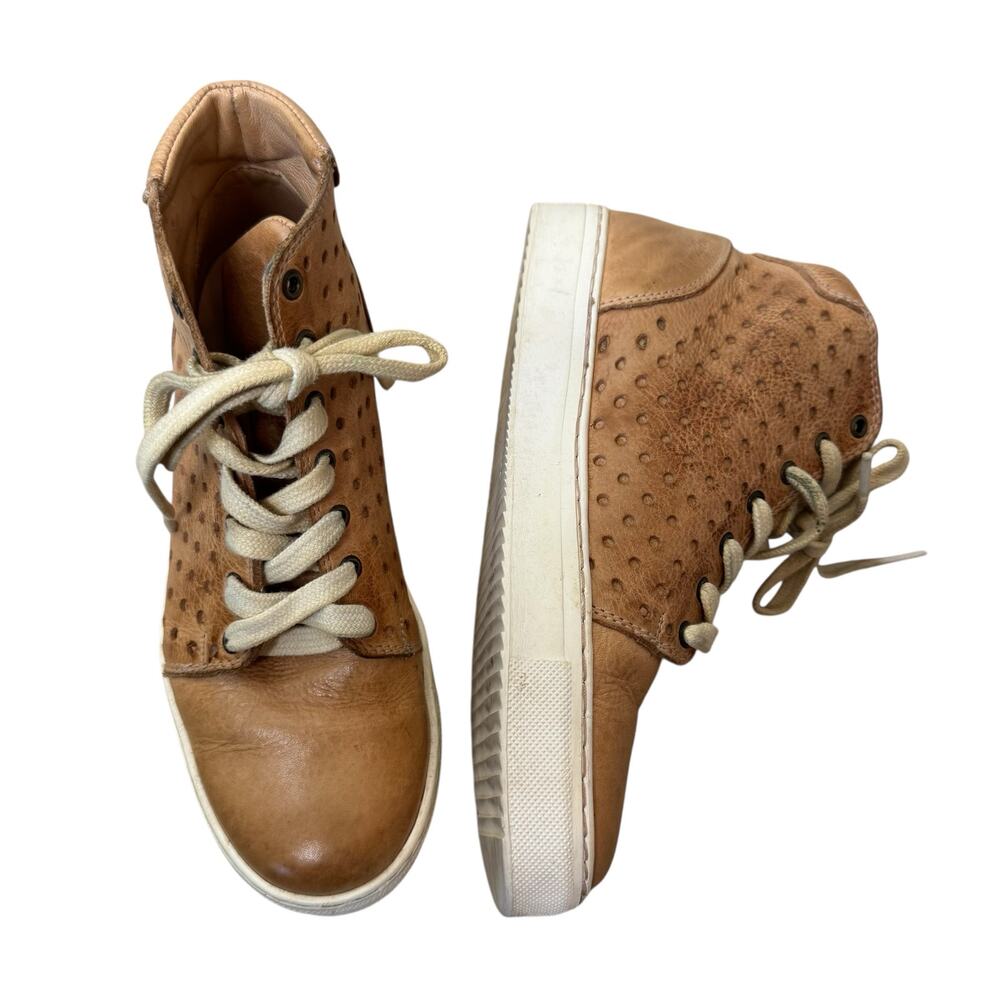 BED STU Lirica High Top Platform Sneake Bone Dip Dye Size 6